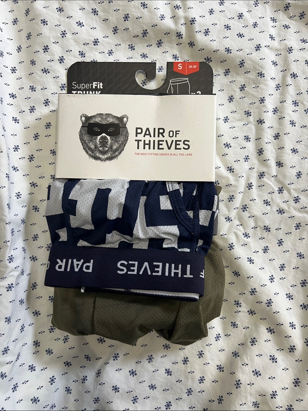 Pair of Thieves Men’s Boxer Briefs - Navy & Olive (2-Pack)